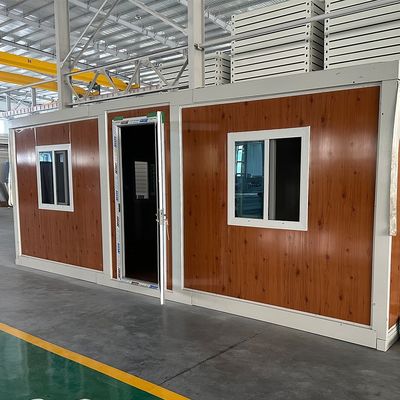 Erweiterbares Containerhaus für mobile Baustellen Umweltschutz recycelbar