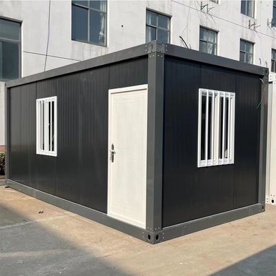 Abnehmbares Containerhaus 20ft 40ft Kohlenstoffarme Energieeinsparung Modular Design Rahmen Stahl Moderne Häuser für die Hotelindustrie