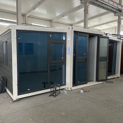 Beförderbare feuerfeste Fertigbautenhäuser Mehrzweck-erweiterbare Containerhäuser für das mobile Wohnen