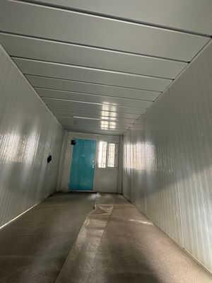 20/40 ft wasserdichtes Klappcontainer-Haus kundenspezifisches Layout Fertighaus für die Unterbringung von Campingarbeitern