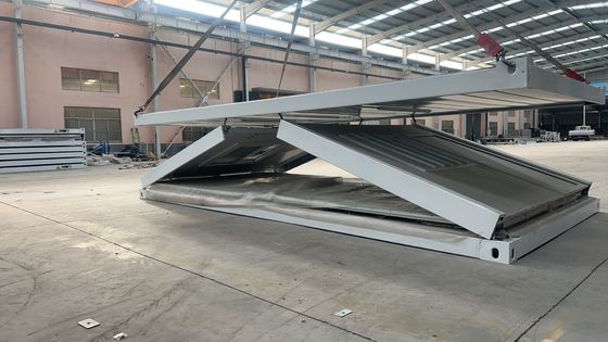 Arbeitsplatz Büro 20/40 ft wasserdichtes modulares Klappbehälter mit Sandwich-Panel Optional und galvanisierter Stahlrahmen