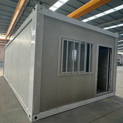 Stahlrahmen Einfache Montage 20ft 40ft Kleine Häuser Standort Büro Containerhäuser mit langer Lebensdauer