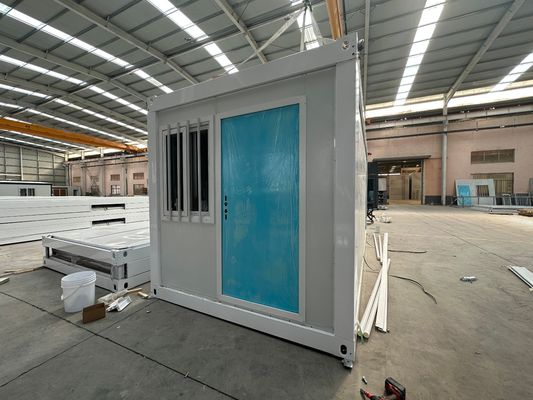 Stahlrahmen Einfache Montage 20ft 40ft Kleine Häuser Standort Büro Containerhäuser mit langer Lebensdauer