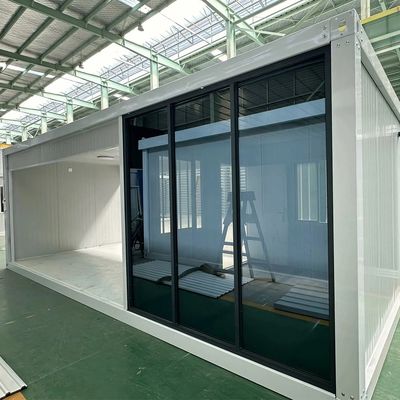 Portable Modular Design Sandwich Panel Stahlrahmen Trennbares Containerhaus mit individueller Farboption