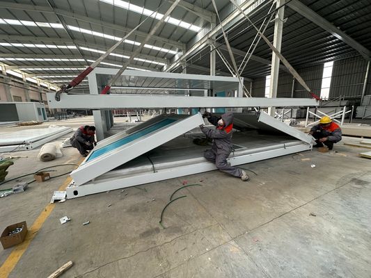 20FT/40FT individuell angepasstes Modularhaus Komfortable Wärme- und Schalldämmung Klappbehälter mit kohlenstoffarmer Energieeinsparung