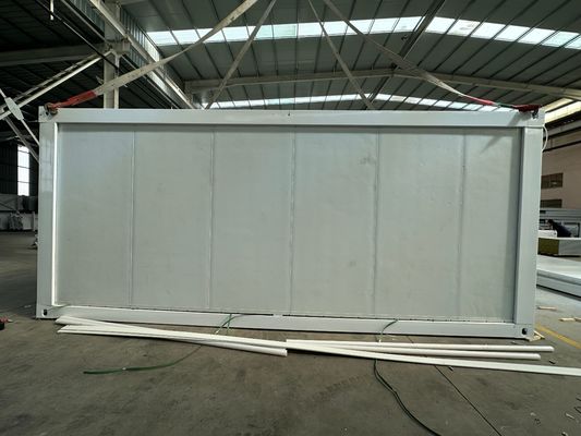 Einfach zu montieren Klappkiosk Sandwich-Panel Versand Klappstahl Containerhaus mit Wasserdichtem Dach