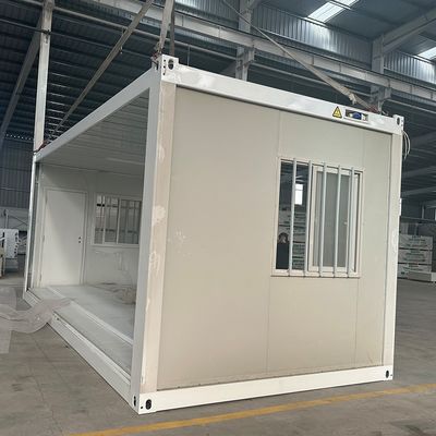 1 2 3 Schlafzimmer Portable Klappbares Wohnmodul Büro Containerhaus mit Midcentury Design Stil und Park