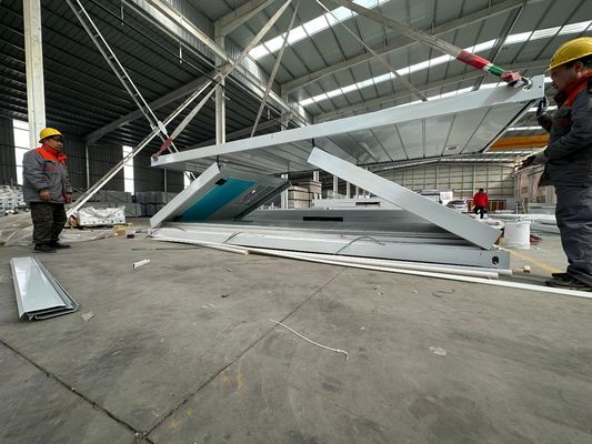 Oberdach wasserdicht Dauerhaftes Mobilklappbares Prefab Containerhaus für schnelle Installation Wohnhäuser Bürogebäude