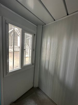 Mini-vorgefertigtes faltbares Containerhaus Grünhaus mit Aluminiumfenster und Bodenplatte