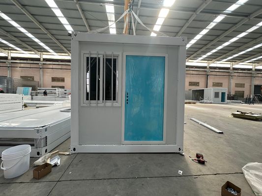 Klappbare Sandwich-Panel Container Haus Porta Kabine Shop mit lokalen Standard Strom 20FT/40FT angepasst