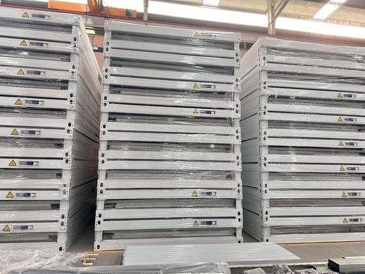 Wasserdichtes Containerhaus für Lagerhaus 4 Schlafzimmer Luxus Flat Pack Kleines Villahaus