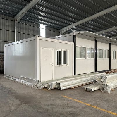 Customized Color Luxus Holzhaus Prefab Hotel 3 Zimmer und 4 Schlafzimmer 20 ft Haus Kit Prefab Flat Pack Container House