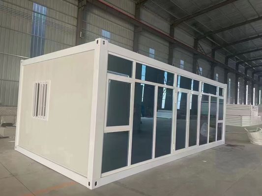 Schnelle Montage Flat Pack Container House Villa mit dickem Aufbau und galvanisiertem Stahlrahmen
