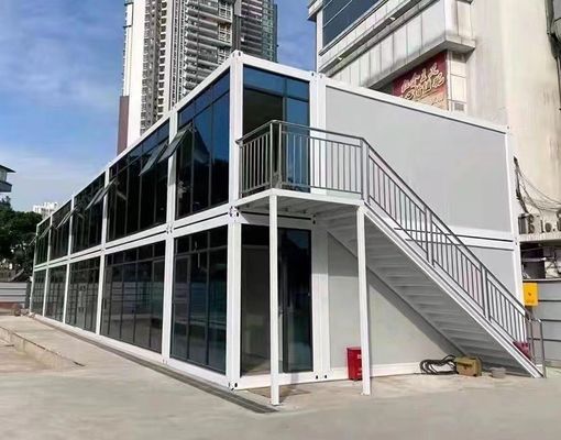 15-30 Jahre Lebensdauer Luxus Containerhaus Vorgefertigte Flat Pack Häuser mit individueller Farbe