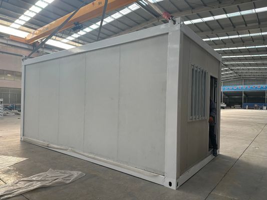 20 Fuß Sandwich Panel Ausklappbares Containerhaus Vorgefertigtes Haus Container Klappbares Containerhaus mit Sandwich Panel