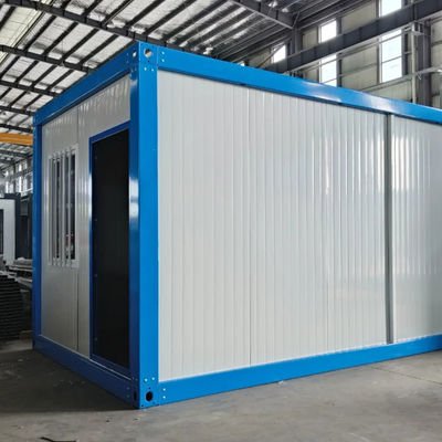 Broken Bridge Aluminium Tür Flat Pack 20ft 40ft Container Häuser Stahlrahmen Vorgefertigtes Containerhaus mit einfachem Installationsvorteil