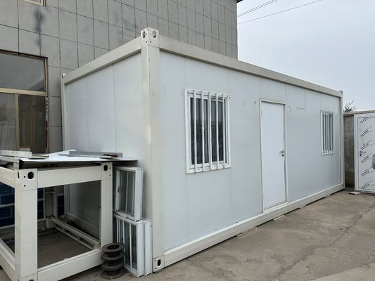 Portable Mobile Home Vorgefertigtes Büro Containerhaus Flat Pack Containerhaus mit Bad Schnell installieren Vorteil