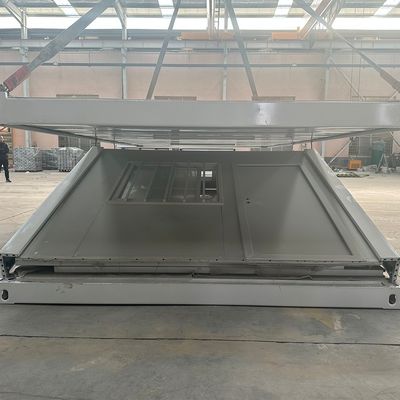 Wohnung Prefabriziertes Klappcontainerhaus mit Plattform 70% Zeitersparnis Vorteil auf dem Markt