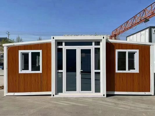 angepasste Farbe Erweiterbares Containerhaus für fertiges 20 ft Schnellmontage Stahlkonstruktion Modulares Versandhaus