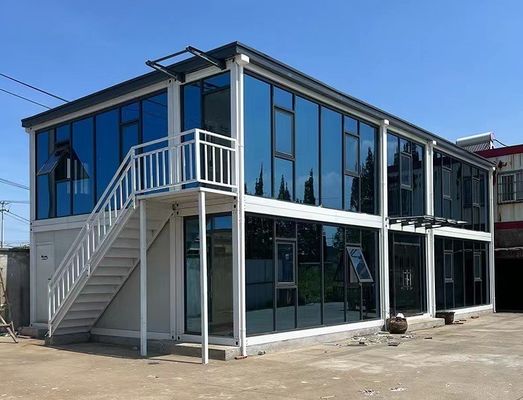 3 Schlafzimmer Umweltschonendes Modulares, vorgefertigtes, abnehmbares Containerhaus mit Carport und atmungsaktivem Design