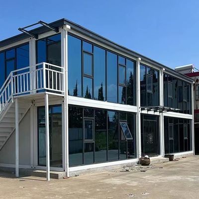 Modularer Luxus-Container Restaurant Galvanisiertes Stahl Prefab Haus Containerrahmen