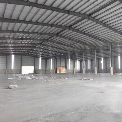 Massiv-H-förmiger Stahlbalken kundenspezifischer Stahlrahmen Hangar Werkstatt Lagerhaus mit wasserdichten und Hurrikan-sicheren Eigenschaften