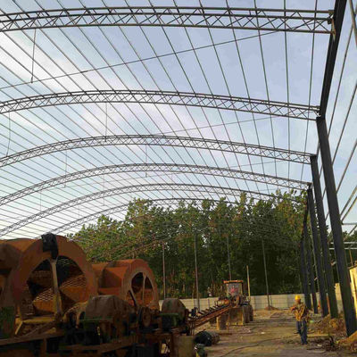 Massiv-H-förmiger Stahlbalken kundenspezifischer Stahlrahmen Hangar Werkstatt Lagerhaus mit wasserdichten und Hurrikan-sicheren Eigenschaften