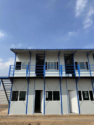 20FT/40FT Vorgefertigtes Haus Kuppelhaus Vorgefertigtes Stahlschutztor und kohlenstoffarme Tür mit individuellem Design