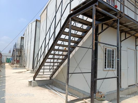 Wasserdichtes, vorgefertigtes Blockhaus Leichtstahlkonstruktionsrahmen für einfache Installation in Honduras Werkstatt Lagerhaus Baubüro