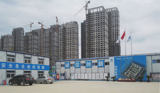 Wasserdichtes, vorgefertigtes Blockhaus Leichtstahlkonstruktionsrahmen für einfache Installation in Honduras Werkstatt Lagerhaus Baubüro