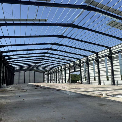 Geschwindiges Bauen Q235/Q355 Stahlkonstruktion Werkstattgebäude mit vorgefertigtem Design und schnellen Bau