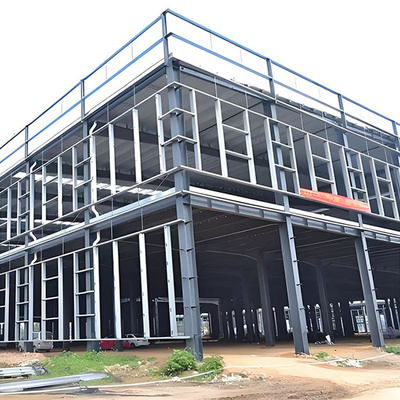 Hot Dip Galvanized Stahlkonstruktion Gebäude für einfache Installation und Multifunktionslager