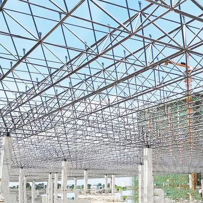 Vorgefertigte Lagerstätte Stahlkonstruktion Gebäude mit Stahltür innerhalb der einfachen Installation