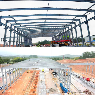 Einfache Installation Vorgefertigtes Lager Stahlkonstruktion Gebäude mit Purlin C.Z-Form Stahlkanal