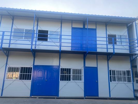 Werkstatt Lagerhaus Baubüro Prefab Haus Custom Design mit 50/75/100mm Welle Sandwich Panel Wand