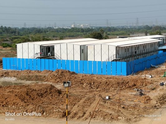 Gebrauchsgemachte Prefab-Häuser, hergestellt in Gewächshäusern und leichten Stahlkonstruktionsrahmen für den Bangladeschmarkt