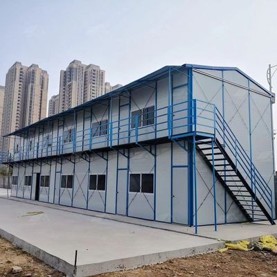 Gebrauchsgemachte Prefab-Häuser, hergestellt in Gewächshäusern und leichten Stahlkonstruktionsrahmen für den Bangladeschmarkt