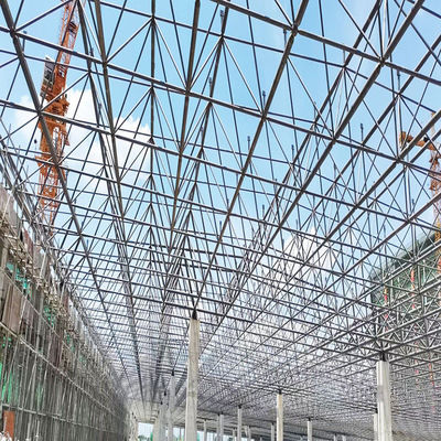 Vorgefertigtes Stahllagergebäude, leicht zu installieren, mit Stahltürstruktur und Installation