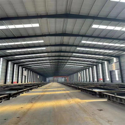 angepasste Farbe vorgefertigte Stahlkonstruktion Metalllager mit Leichtstahl Q345 Q235 Hauptrahmen und kostenlosen Versand