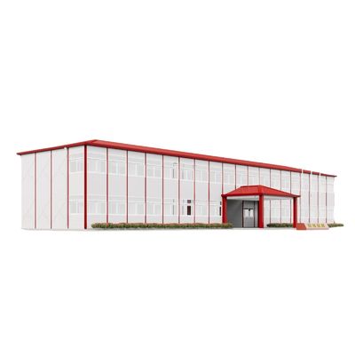20FT/40FT individuell angefertigtes vorgefertigtes Stahlrahmenhaus Modularhaus für Werkstatt Lagerhaus Baubüro