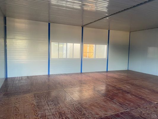 20FT/40FT individuell angefertigtes vorgefertigtes Stahlrahmenhaus Modularhaus für Werkstatt Lagerhaus Baubüro