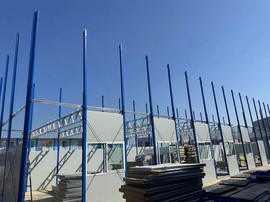 20FT/40FT angepasste vorgefertigte Sandwich-Panel-Häuser für Werkstätten