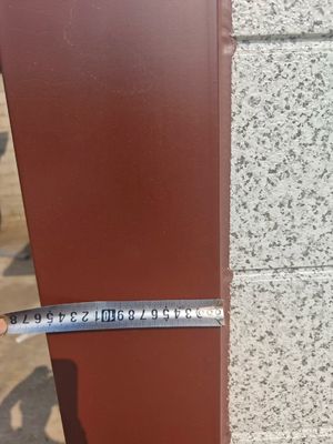 Direkt vorgefertigtes Hobbithaus mit Stahltür und quadratischem Design