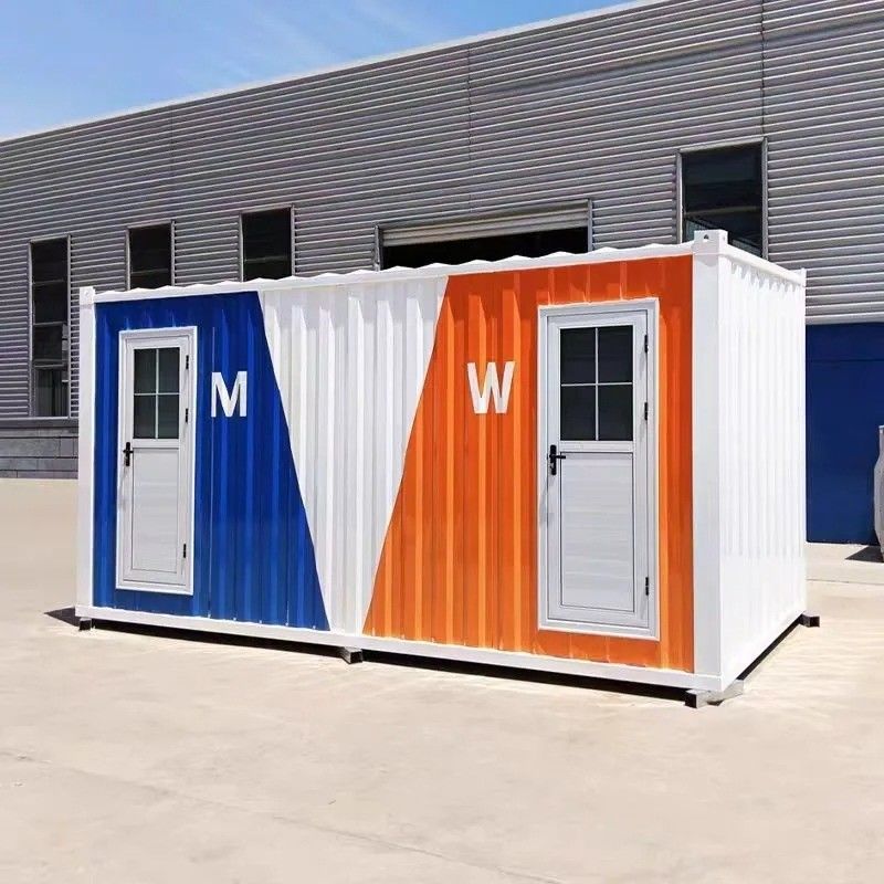 Skandinavischer Design-Stil kundenspezifische tragbare mobile öffentliche Toilette Klapptoilette Camping Luxus tragbare Website Toilette