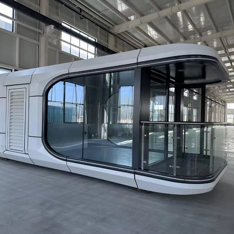 Individuelle Innenausstattung Modernes Design Luxuriöse Campingkapseln Vorgefertigte Häuser mit intelligenten Systemen
