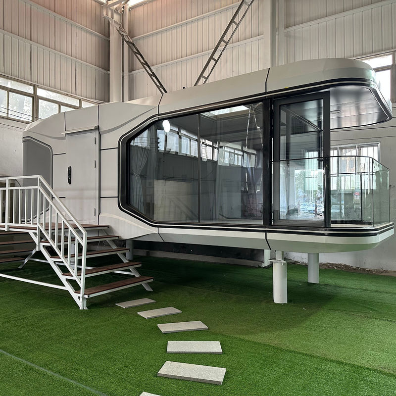 Modernes, vorgefertigtes Wohnmobile Haus für Hotel Villa Hot Style Modernes, möbliertes Outdoor Space Capsule House