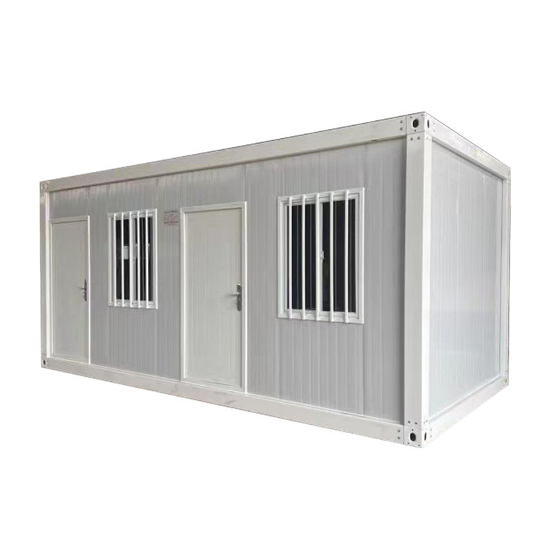 Arbeiterlager Wasserdicht Feuerdicht Stabil 20 40 Fuß kundenspezifisches Sandwich-Panel Vorgefertigt Trennbares Containerhaus Versand 40'HQ