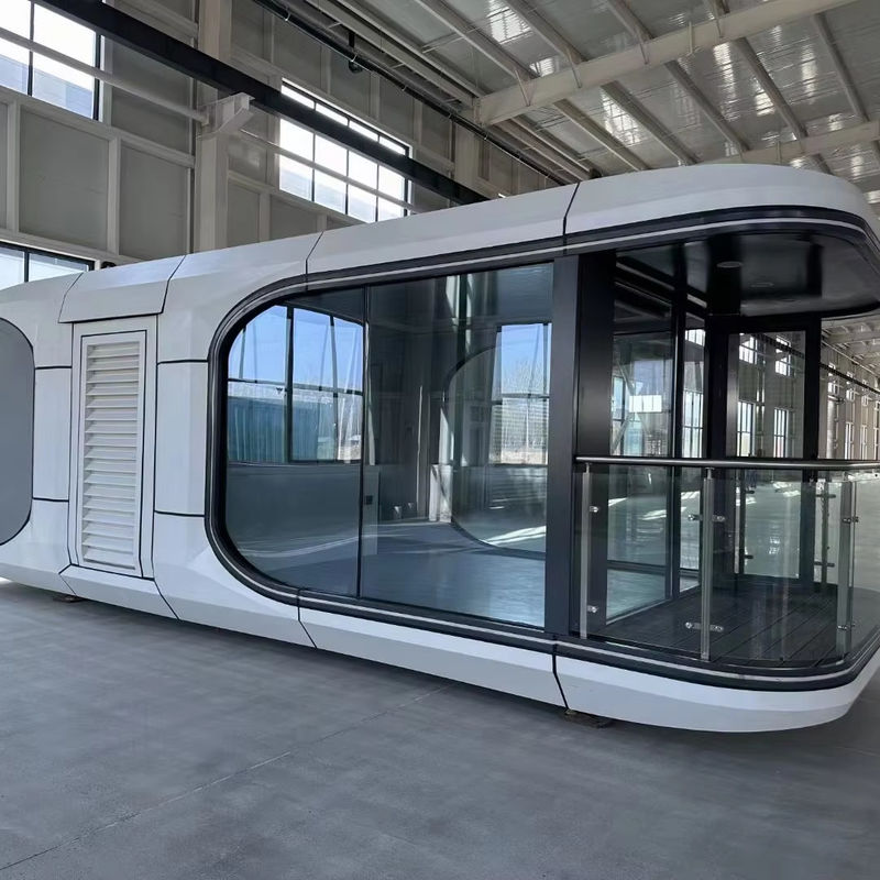 Sandwich-Panel-Tür Beste Mobilhaus Modernes Vorgefertigtes Haus Luxus Modulares Hotel Wohn-Villa Weltraum Kapselhaus