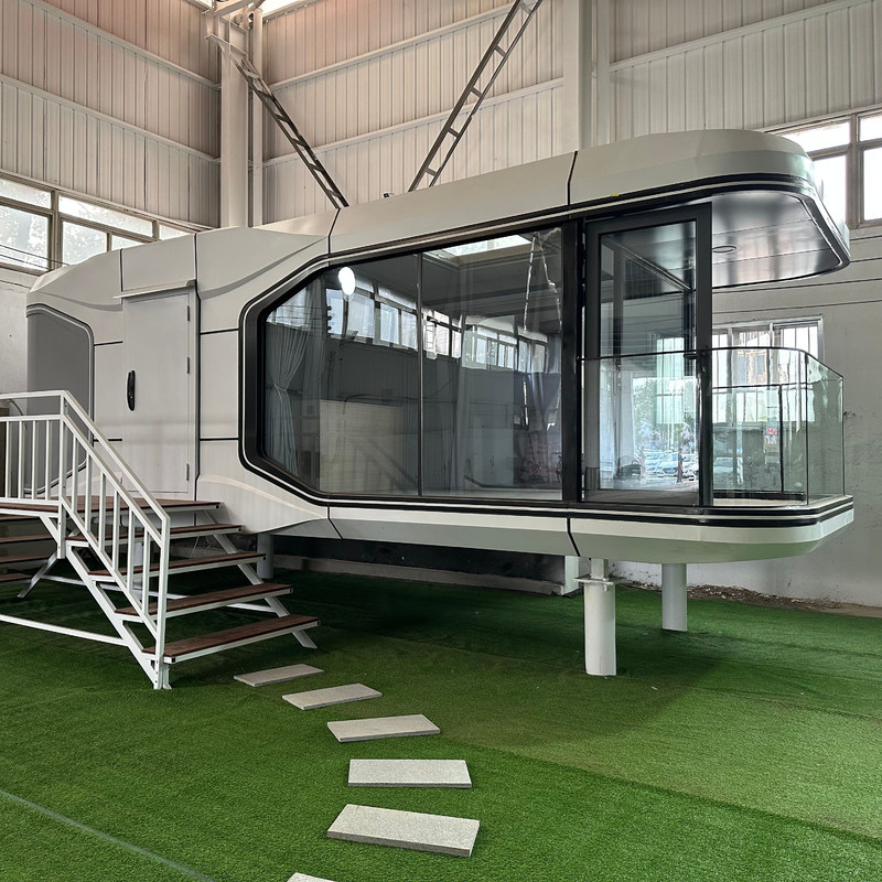 Hotel Kabine Kapselhaus mit modernem Design und CO2-arme Energieeinsparung