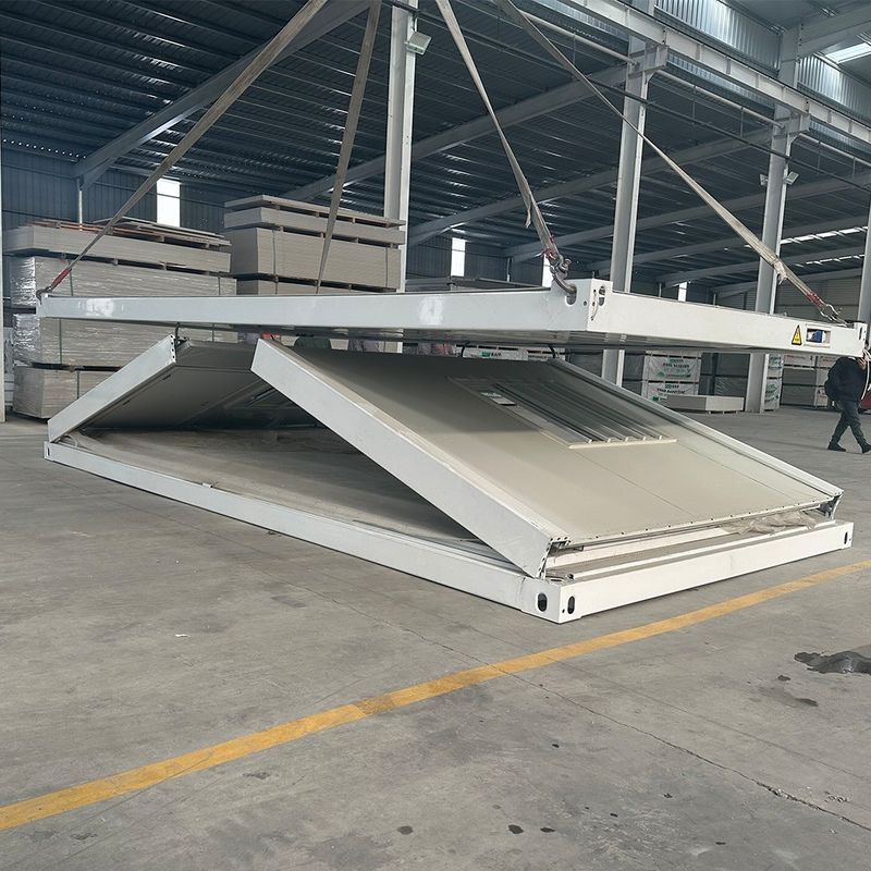 Schulschlafsaal Klappbares Flat Pack Containerhaus mit individueller Farbe Stapelbares Lagerhaus Gebäude